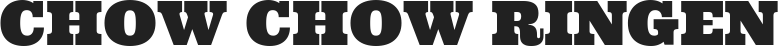 CHOW CHOW RINGEN